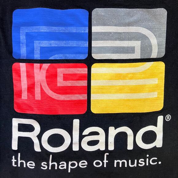 Vintage Roland "The Shape Of Music" T-shirt - Picture 7 of 8